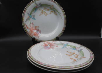 Talerze płytkie obiadowe Hutschenreuther z serii Galleria Colibri 3szt.