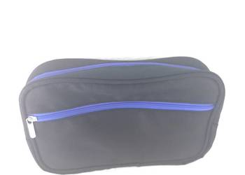 Kosmetyczka czarna Unisex niebieska NOWA
