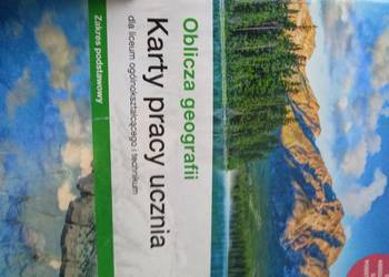 Oblicza geografii 1. Karty pracy uczniaa Trójmiasto szkolne tanie książki