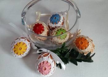 Koszulki na jajka wielkanocne, kolorowe