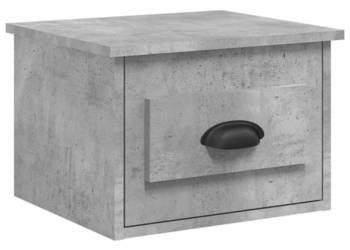 Wisząca szafka nocna szarość betonu 415x36x28 cm WM-816384