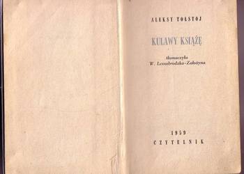 (6241) KULAWY KSIĄŻĘ – ALEKSY TOŁSTOJ