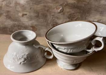 Porcelana Wałbrzych 6 filiżanek lata 50