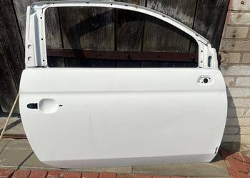 Fiat 500 Drzwi Prawe Przód Przednie Białe