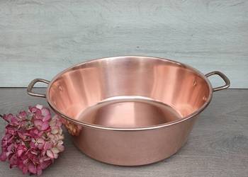 Miedziana misa do konfitury miedziany garnek do powideł poj. 9 litrów