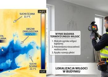 Lokalizacja przyczyn wilgoci w lokalu, Wrocław, raport do ubezpieczenia