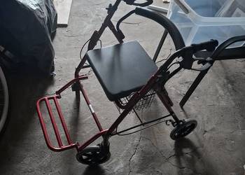 Wózek inwalidzki + chodzik/balkonik – zestaw, stan dobry