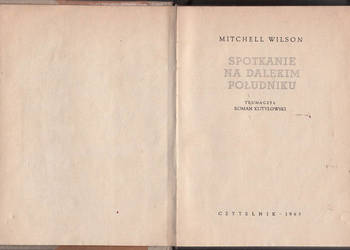 (01456) SPOTKANIE NA DALEKIM POŁUDNIKU - MITCHELL WILSON