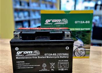 Akumulator motocyklowy 12V 9.5Ah 180A L+ GROM GT12A-BS