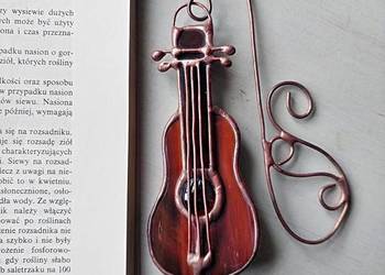 zakładka do książki Gitara klasyczna , witraż zakładka do książki Gitara klasyczna , witraż