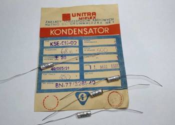 Kondensator 6,8nF 250V KSE Unitra MIFLEX