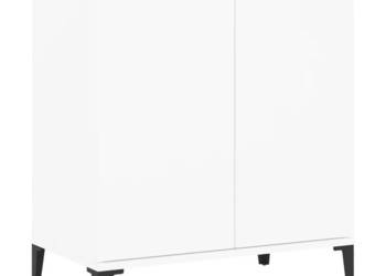 Szafka biała 60x35x70 cm materiał drewnopochodny WM-806076