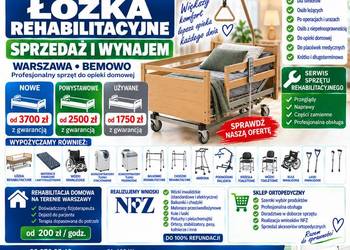 Łóżka rehabilitacyjne Warszawa nowe używane powystawowe z gwarancją IMED