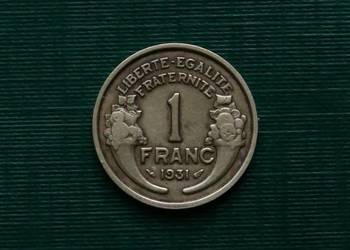 FRANCJA - 1 frank, 1931r