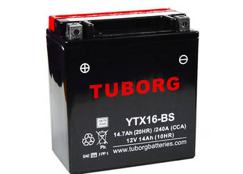 Akumulator Tuborg YTX16-BS 12V 14.7Ah 240A L+