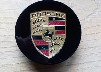 Dekielki Porsche nowe, czarne oraz grafitowe, 4szt