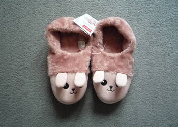 Cleve Kapcie damskie r. 39 Różowe Ciepłe Lekkie Wygodne Antypoślizgowe