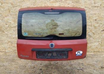 TYLNA KLAPA TYŁ POKRYWA BABAŻNIKA TYŁ SZYBA FIAT PANDA II 2 CZERWONA