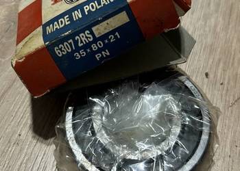 NOWE łożysko kulkowe 6307-2RS - FŁT