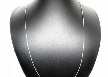 Nowy Srebrny Łańcuszek Próby 925 2,16g 55cm Żyłka