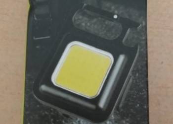 NOWY brelok LED COB barwa biała zimna latarka