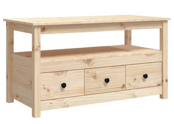 Stolik kawowy 102x49x55 cm lite drewno sosnowe WM-820931
