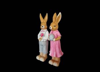 Zając duży figurka chłopiec lub dziewczynka