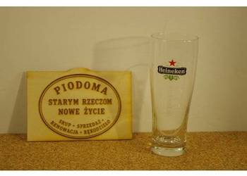 Oryginalna szklanka firmowa Heineken