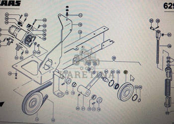 CLAAS 00 0724 032 1/rolka napinacza/Lexion 580 480 430-410 470 450 560 600…