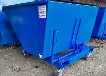 Koleba samowyładowcza, pojemnik na złom, mulda, łycha 1m3 Koleba samowyładowcza, pojemnik na złom, mulda, łycha 1m3