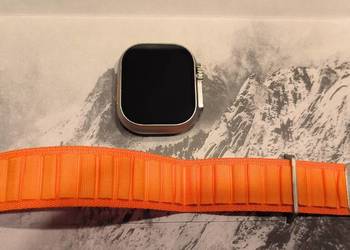 Apple watch ultra 2+ pomarańczowy pasek+ gwarancja