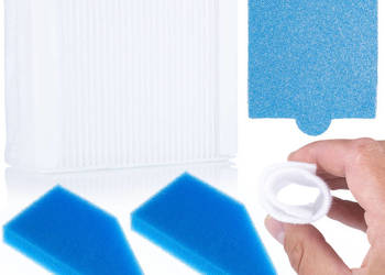 Zestaw Filtrów do Odkurzaczy | HEPA, Silnik, Gąbkowy, Wylotowy