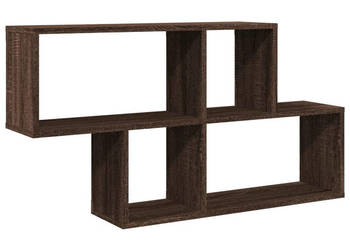 Półka ścienna brązowy dąb 100x20x53 cm WM-848023