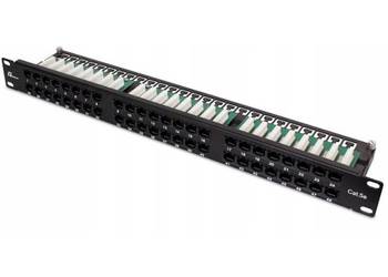 PATCH PANEL UTP CAT.5E 48 PORTÓW PGF-5EUTP48-B9 GETFORT