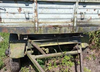 SPRAWNA Przyczepa rolnicza D47 wywrotka hydraulika hamulce