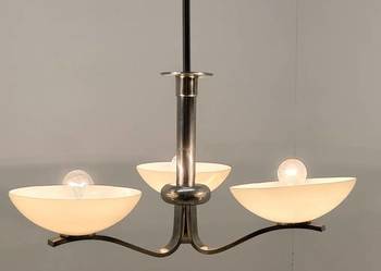 lampa sufitowa wisząca żyrandol art Deco lata 40 te vintage design