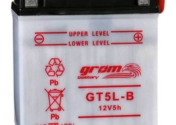 Akumulator motocyklowy 12V 5Ah 80A GROM YB5L-B