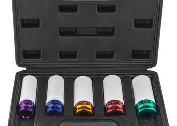 Nasadki Udarowe Długie 1/2 5szt Alu 15,17,19,21,22mm