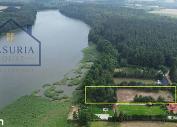 Działka rolno-budowlana z linią brzegową jeziora