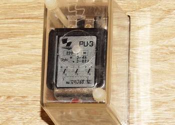 Przekaźnik PU-3 ELEKTROBUDOWA 4 A 250 VAC cewka 220 VDC, RETRO PRL