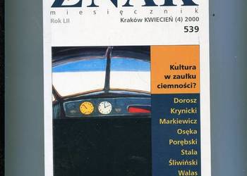 Znak Miesięcznik Rok 2000 nr 539