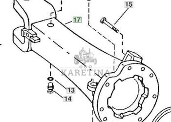 John Deere 7600 7700 7800 Obudowa Osi Przedniej R125105