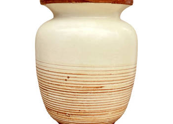 Ceramiczny wazon VEB Haldensleben, Niemcy, lata 50.