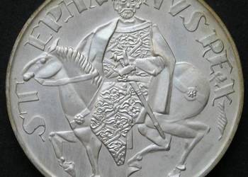 Węgry 50 forintów 1972 - SREBRO - Święty Stefan - stan 1