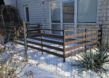 Balustrada tarasowa/balkonowa z furtką