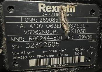 Manitou 269085 Pompa hydrauliczna do Manitou MLT Manitou MLT-X