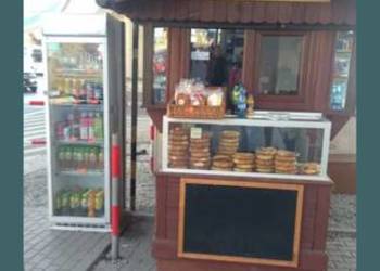 Budka na obwarzanki pieczywo sklepik przyczepa gastronomiczna mobilna