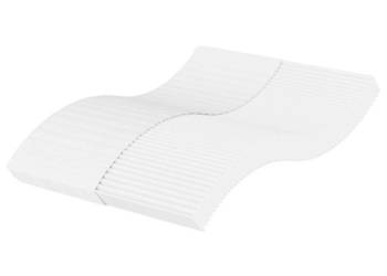 vidaXL Materac piankowy, biały, 120x210 cm,(SKU:4016633)