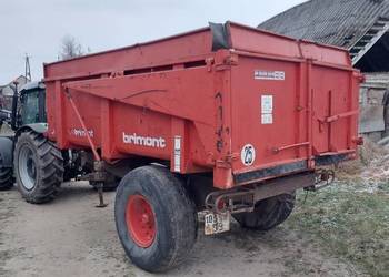 Przyczepa skorupowa Brimont 8t własna hydraulika