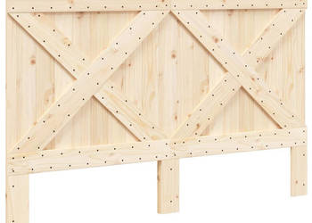 Wezgłowie łóżka 160x104 cm lite drewno sosnowe WM-358407
